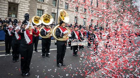 Key West High School marching band performs in London’s New Year’s Day Parade