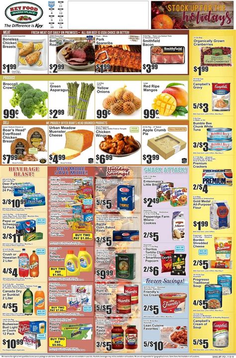 Key food circular this week. Check out the latest Key Food weekly ad, valid from Jan 05 – Jan 11, 2024. Browse weekly specials online and find new offers every week for popular brands and products. ... Save with Key Food’s circular this week, and get the limited time savings on delis, meat, fresh produce, snacks & beverages, frozen & dairy food, grocery items ... 