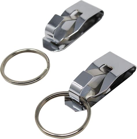 Tactical Nylon Key Ring Holder Heavy Duty Keychain Ribbon Buckle Belt Clip