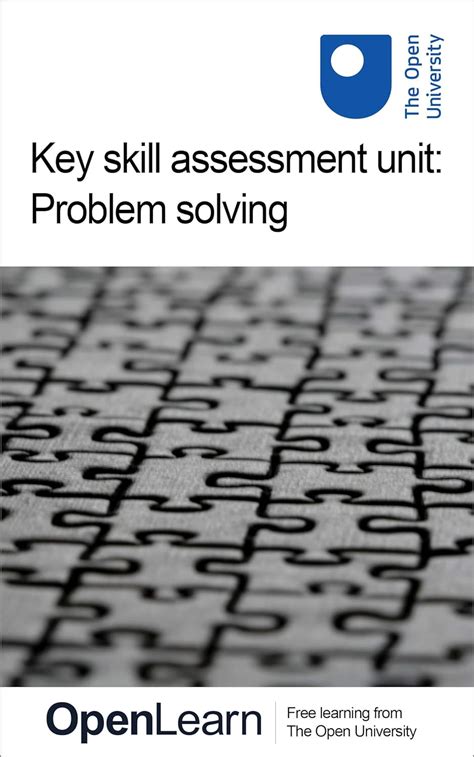 Key skill assessment unit: Problem solving