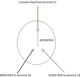 Key switch into remote roller shutter system issue Electricians ...