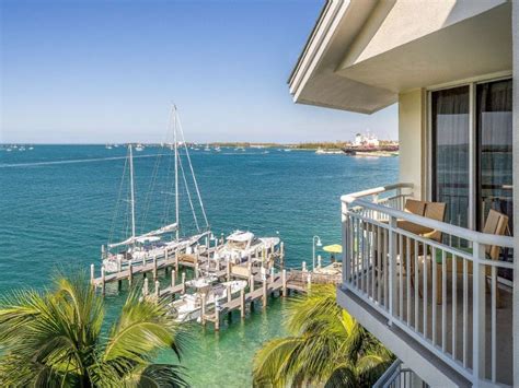 Key west resorts beachfront. You may be able to find something with a water view, however, though I doubt many B&Bs can offer that. It would have to be a big hotel. The Hyatt is the only ... 