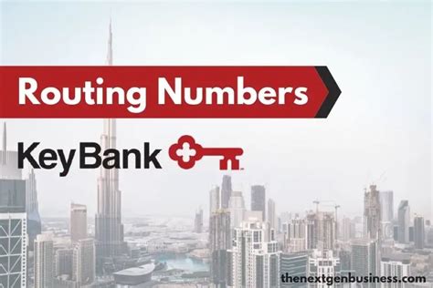 Keybank Routing Number Cincinnati