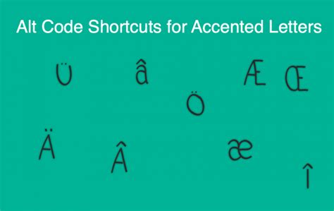Keyboard Shortcuts For Accent Letters In Mac Webnots