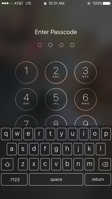 Keyboard on lock screen. - Apple Community