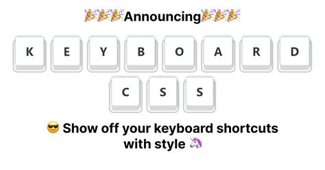 Keyboard shortcut - CSS Layout