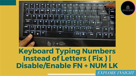 Keyboard typing numbers and letters.  What it did was not disable the keyboar...