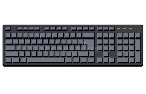 Keyboard without letters