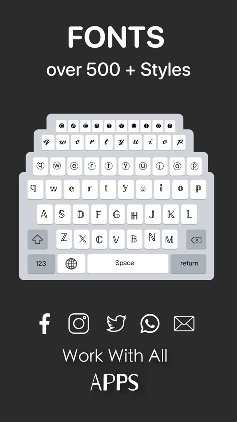 Keyboard. Fonts Fancy Text App for iPhone Free Download Keyboard