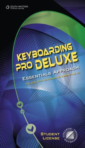 Keyboarding pro deluxe essentials version 1 3 keyboarding lessons 1 120 with individual site license user guide. - Solutions manual and supplementary materials wooldridge.