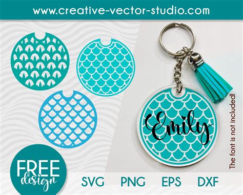 Keychain Template Svg Free