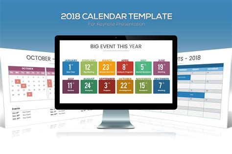 Keynote Calendar Template