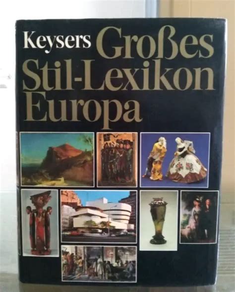 Keysers grosses stil lexikon europa 780 bis 1980. - Fuga en espejo (el libro de bosillo).