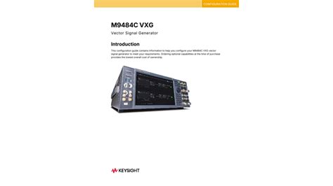 Keysight m9484c configuration guide.  Ordering optional capabilities at the tim...