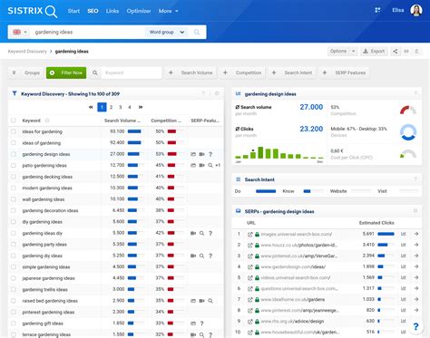 Keyword Discovery Keyword research in the toolbox SISTRIX