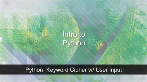 Keyword cipher python.  class pycipher.  Jan 22, 2026 · That&rsquo;s where the k...