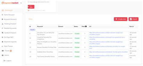 KeywordRocket Keyword Research & Content SEO Software.