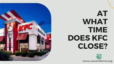 KFC Regular Hours ; Days, Opening Hours, Closing Hours ; Monday, 10:30 AM, 11 PM ; Tuesday, 10:30 AM, 11 PM ; Wednesday, 10:30 AM, 11 PM ; Thursday, 10:30 AM, 11 PM.. 