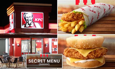 Kfc secret menu. KFC Australia has brought back some fan-favourite secret menu items for 2023 - but foodies have to be in the know to access them.. The Triple Stacker Burger, the Zinger Chipster, and the Fave ... 