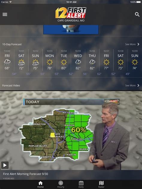 KFVS12 StormTeam Weather Software. Company Name: KFVS, LLC About: KFVS is a media company that provides television broadcasting services. Headquarters: Cape Girardeau, Missouri, United States. Rating 4.7/5 Votes 10 2023-10-23. App Not Recommended. Table of Contents: Software Details; Reviews. 