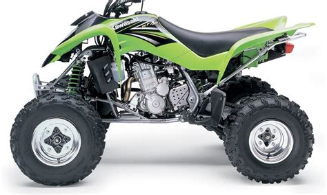 Kfx400. Known as Team Green’s ultimate four-wheeler, the Kawasaki KFX700 is one of the first mass-produced quads to boast an impressive powerband, V-Twin engine, and limited-slip front differential. Designed for dunes and wooded trails, this dual-purpose quad is a favorite among cross-country racers. The KFX 700 was created with Kawasaki’s … 