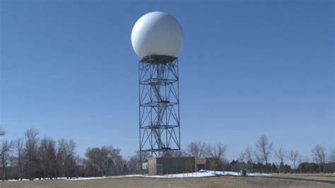 Fire crews responded Wednesday afternoon to a fire near the old radar base south of Minot.. 