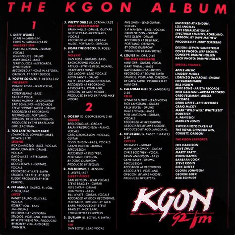Kgon Concert Calendar