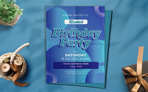 Khaled el sawy birthday invitations