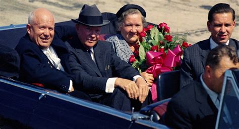 Khrushchev arrived in the United States on September 15, 1959, for an extended visit and summit with Eisenhower. The first days of the Russian’s visit were a mixture of pomp, tourism, and a few .... 