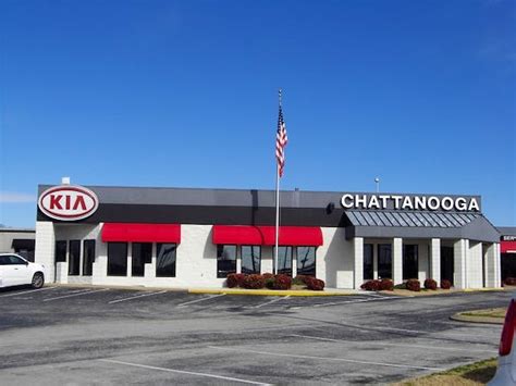 Kia dealership chattanooga. Kia of Chattanooga . New. View All New Vehicles; Virtual Test Drive; Kia Research; Sedans. K5; Stinger; Compacts. Forte; Rio; Rio5; SUVs & MPVs. Carnival; ... You take your Kia to your local Kia Authorized Dealer for a quick oil change. Oil and filter is replaced by factory-trained experts and Genuine Kia Parts are used. Contact Us. Phone Numbers: 
