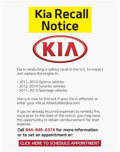 Kia engine recalls. Aug 20, 2022 · The 2012-14 Sorento, 2011-14 Kia Optima, and 2011-13 Sportage were also recalled due to similar issues. Over a million Kia and Hyundai models have been identified to correct engine problems. These engines include turbocharged 2.4-liter and 2.0-liter engines. 