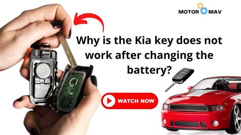 Kia fob not working. Key fob not working after new battery installed. 2012 kia replacing the key fob battery within brand new one and took off the negative off negative terminal off the car battery for 10 minutes and replaced it and that didn't work I gave it a jump the whole time the car saying key fob not detected even when we tried to put it into the slot of the ... 