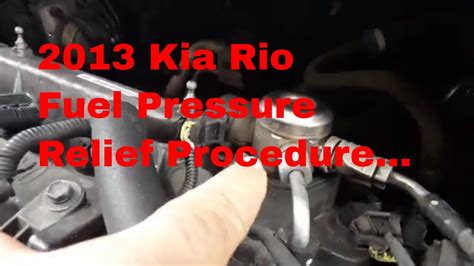 Kia rio fuel pump reset switch.  It is all ECM controlled.  Regularly maintain...