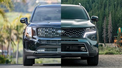 Kia sorento vs telluride. The 2023 Kia Telluride is an update in a long line of luxury SUVs from Kia. This full-size SUV is packed with features and technology that make it an attractive option for those lo... 