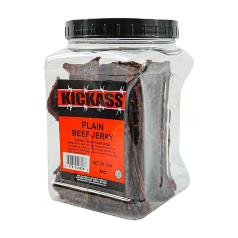 Kickass beef jerky. (6) 3oz Bags of All Natural Premium Cut Old Fashioned Flavored Beef Jerky! 