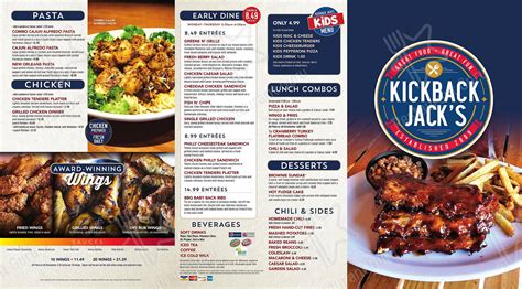 Kickback Jack’s (Danville) is located at: 140 Crown Drive , Danville Is the menu for Kickback Jack’s (Danville) available online? Yes, you can access the menu for Kickback Jack’s (Danville) online on Postmates.