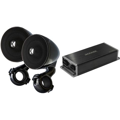 Kicker motorcycle amp.  This bundle includes a Kicker 51KPX3004 KPX300.  3 d...