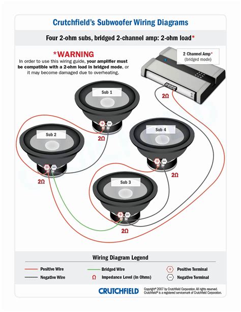 Kicker subwoofer wiring diagrams. While we suggest this list for the ultimate bass experience, KEY500.1 will actually work with all KICKER subwoofers up to 12 inches; see your sales associate for the ideal subwoofer in your particular system, because every system is unique. 4Ω = 150 Watts RMS 2Ω = 300 Watts RMS 1Ω = 500 Watts RMS VCVR122 TCWRT82 TCWRT102 TCWRT122 TL7T122 ... 
