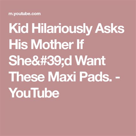 Kid Hilariously Asks His Mother If She