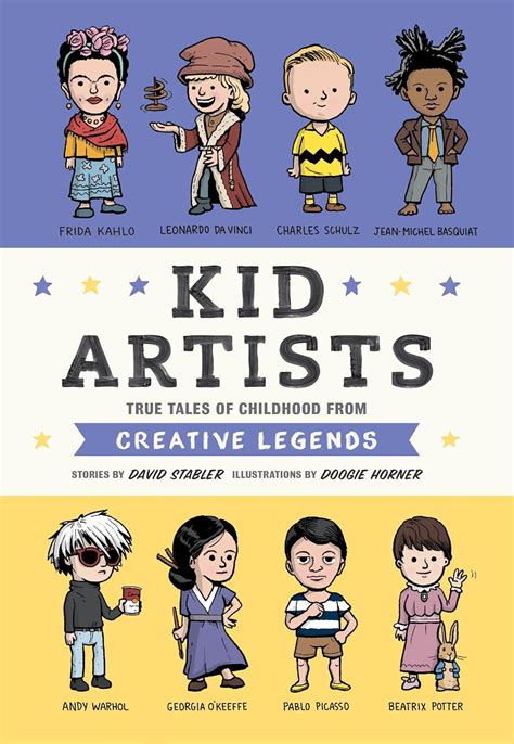 Read Online Kid Artists True Tales Of Childhood From Creative Legends By David Stabler