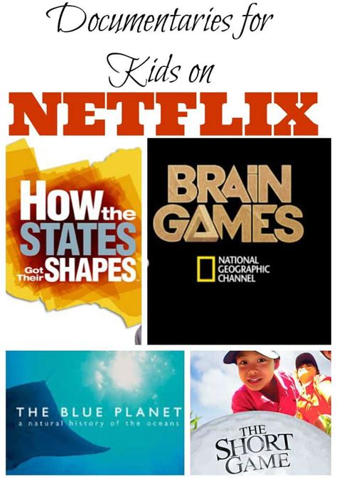 Kid-friendly documentaries on netflix
