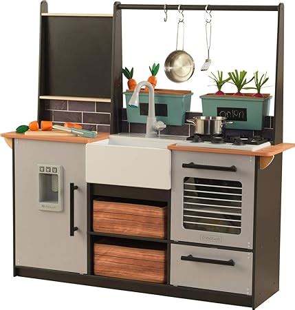 KidKraft Wooden Farm to Table Play Kitchen with EZ Kraft