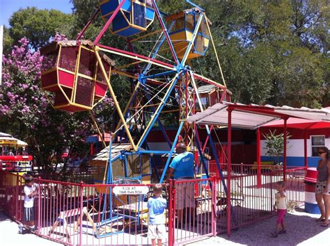 Kiddie park. The oldest and most iconic ride at Kiddie Park is still its 1918 merry-go-round, a colorful hand-carved wonder with 36 wooden horses and two chariots. The carrousel was the work of the Herschell ... 