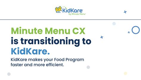 Kidkare food program. Kidkare is a cloud-based childcare management solution designed to help daycare centers and sponsors manage operations related to meal planning, admissions and Child and Adult Care Food Program (CACFP) claim processing. Features include attendance tracking, reporting, role-based permissions, remote access and finance management. 