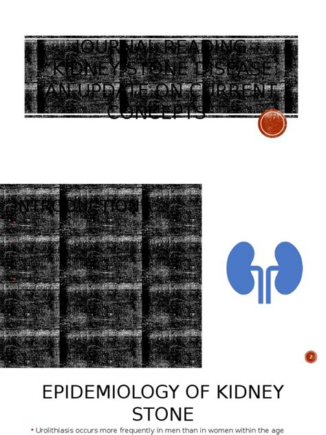 Kidney Stone Disease: An Update on Current Concepts - Hindawi