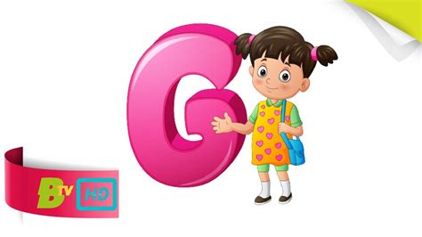 Kids Alphabet Learning word G kindergarten ABC Learning ABC For Nurs...