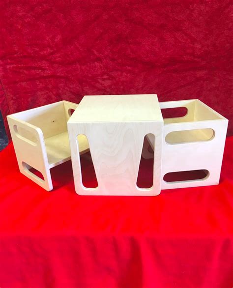 Kids Desk and Cube Chair - Etsy