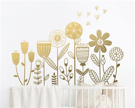 Kids Flower Wall Decals - Etsy