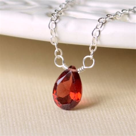 Kids January Birthstone Jewelry Garnet Jewelry for Girls