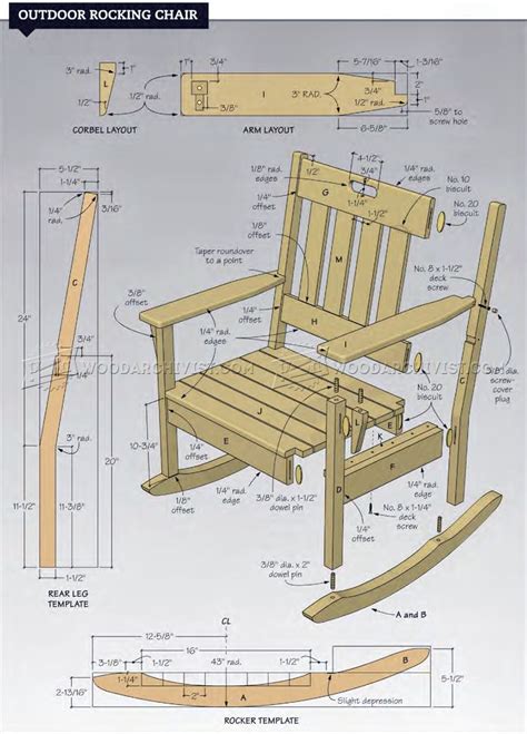 Kids Rocking Chair Plans HowToSpecialist - How to Build, Step …